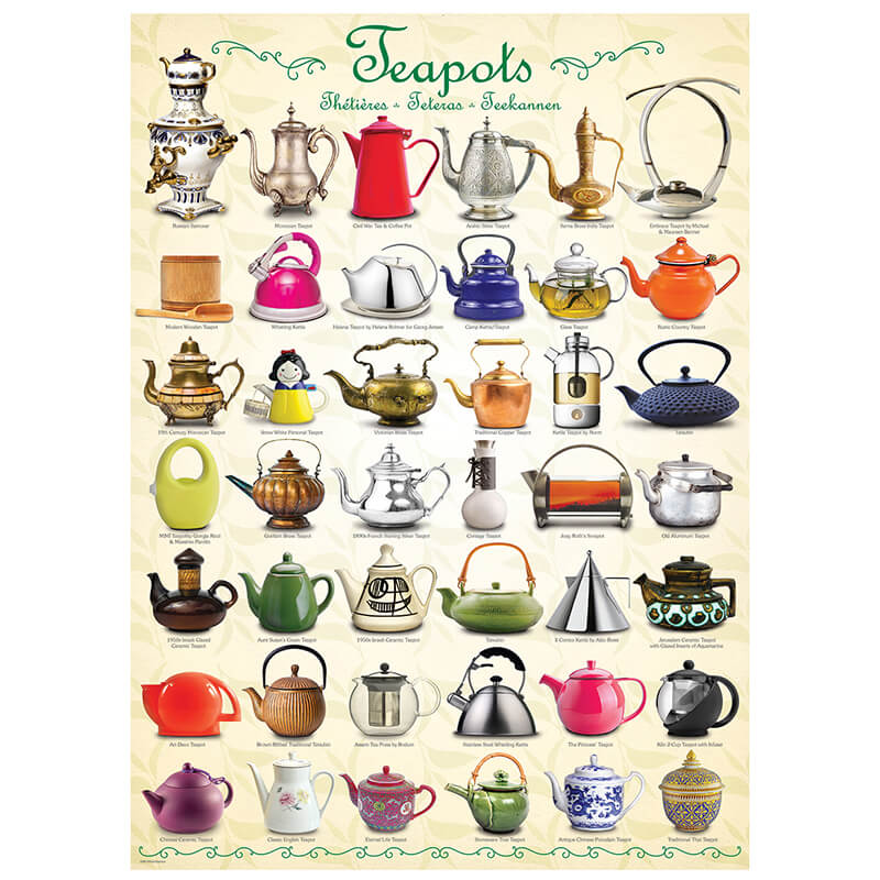 Teapots 1000pc Puzzle