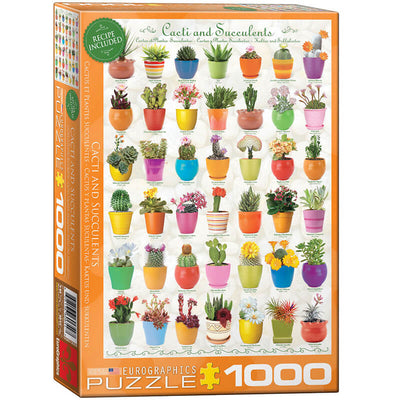 Cacti And Succulents 1000pc Puzzle