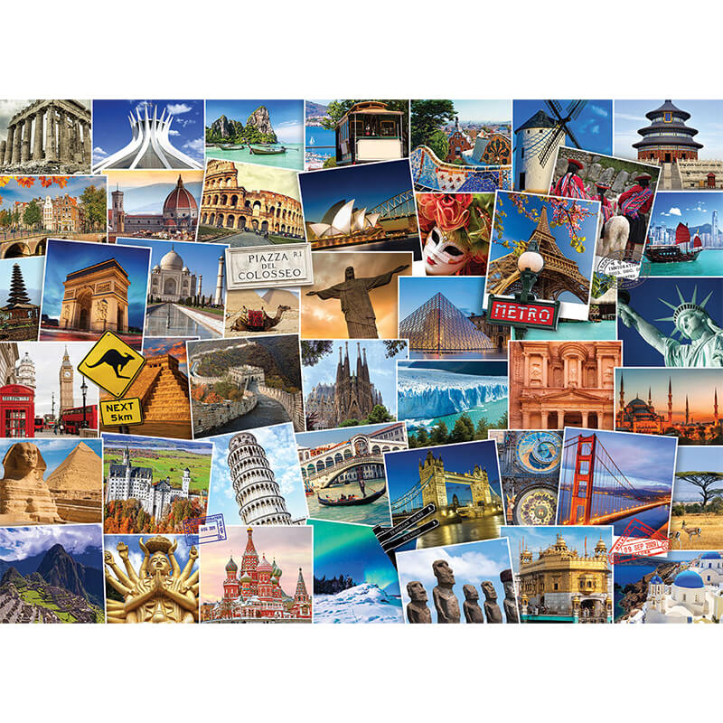 Globetrotter World 1000pc Puzzle