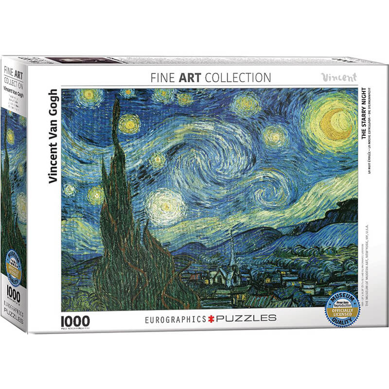 The Starry Night by Vincent Van Gogh 1000pc Puzzle