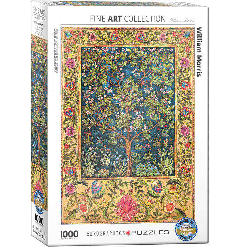 Tree Of Life - Tapestry by William Morris 1000pc Puzzle