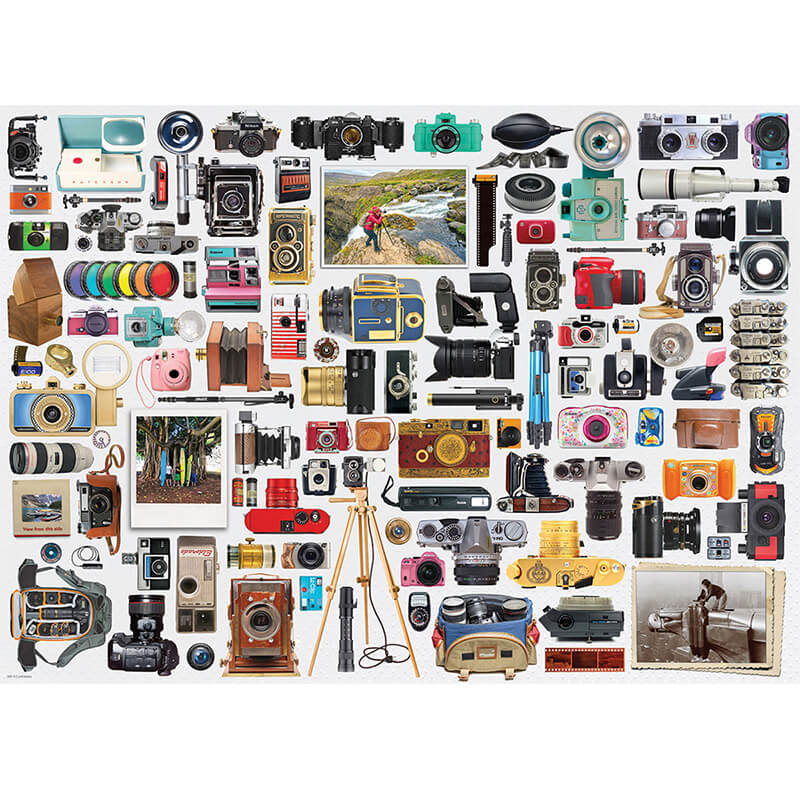 The World Of Cameras 1000pc Puzzle