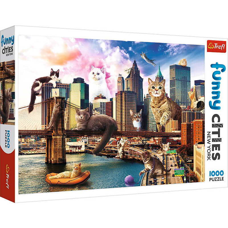 Cats In New York 1000pc Puzzle