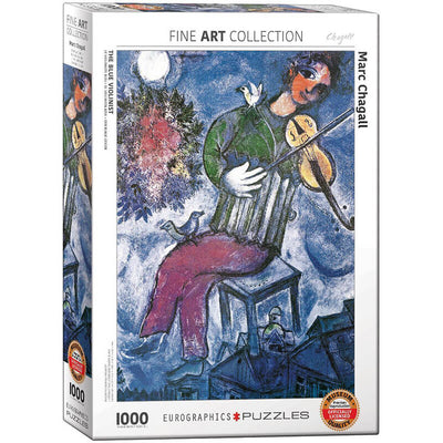 The Blue Violinist by Marc Chagall 1000pc Puzzle