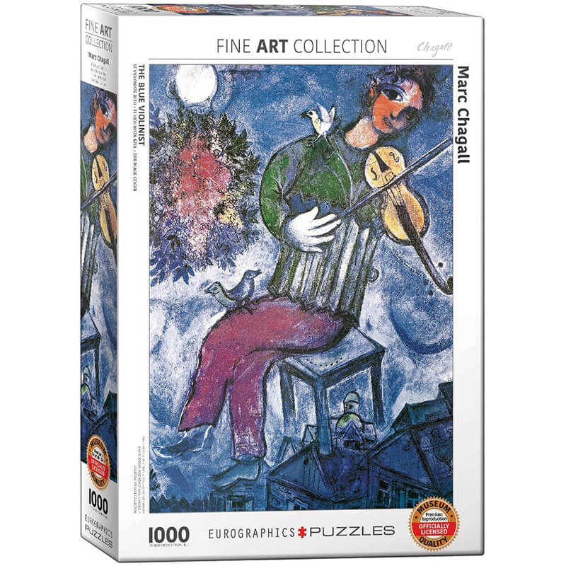 The Blue Violinist by Marc Chagall 1000pc Puzzle