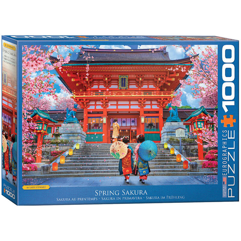 Spring Sakura by Lars Stewart 1000pc Puzzle