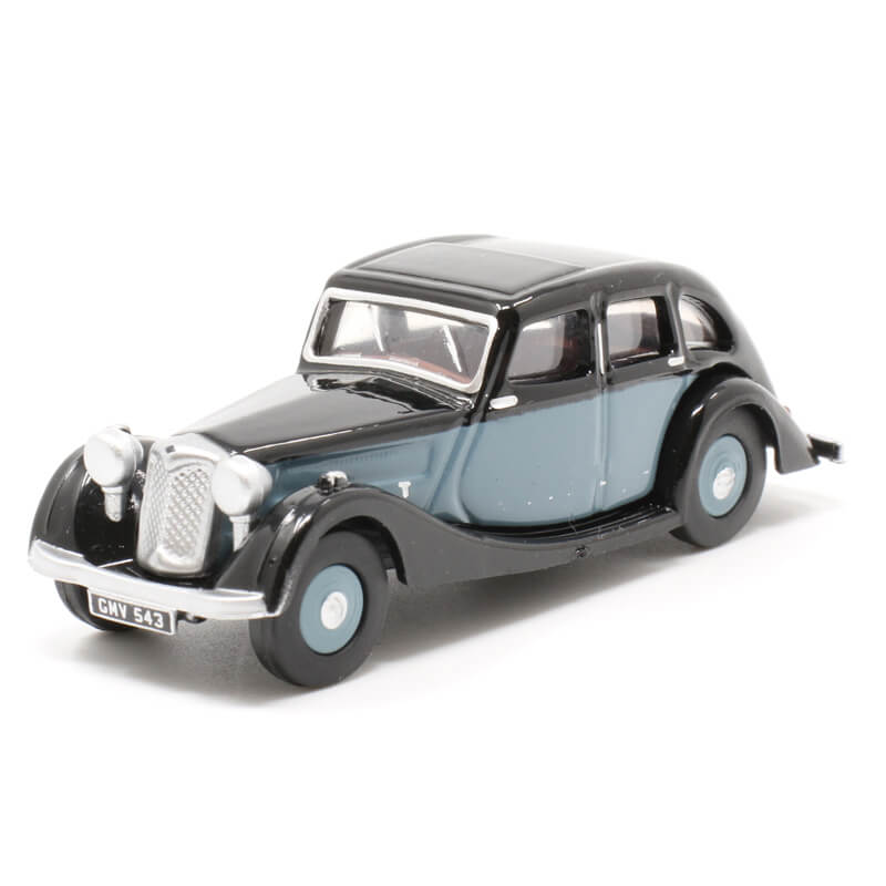 Oxford 1/76 Riley Kestrel (Blue/black)