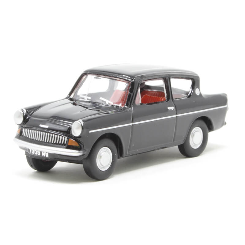 Oxford 1/76 Ford Anglia 105E (Black)
