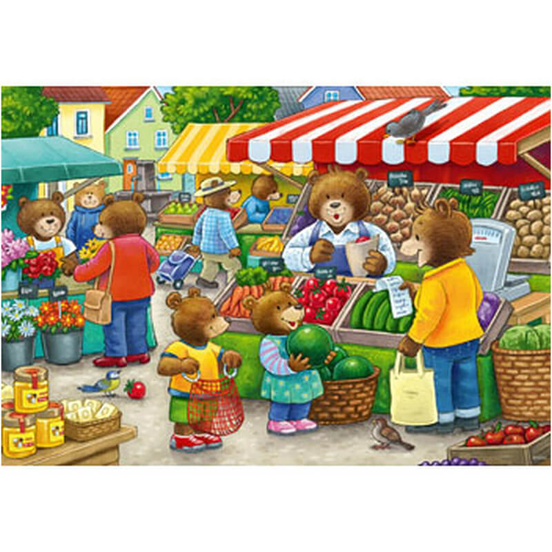 Let's go Shopping 2x12pcs Puzzle