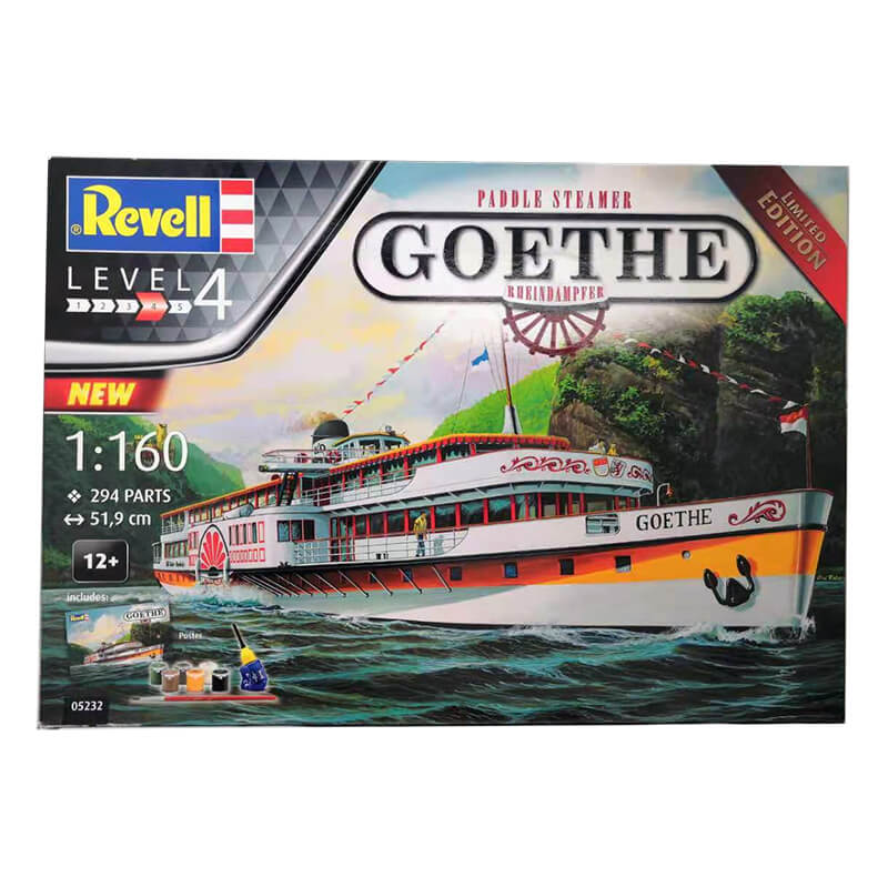 Revell 1/160 Goethe Paddle Steamer Kit