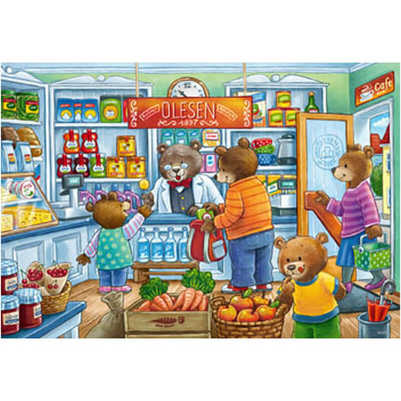 Let's go Shopping 2x12pcs Puzzle
