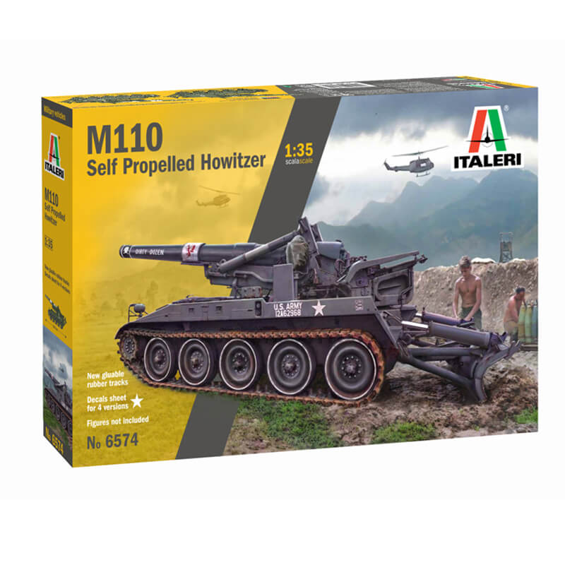 Italeri 1/35 M110 Self Propelled Howitzer Kit