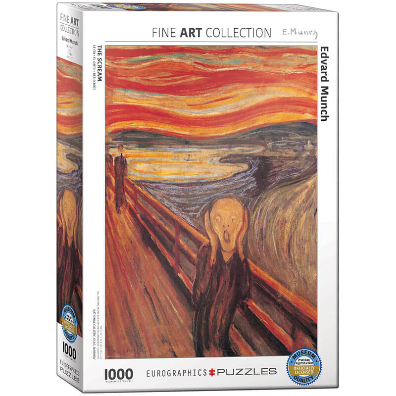 The Scream by Edvard Munch 1000pc Puzzle