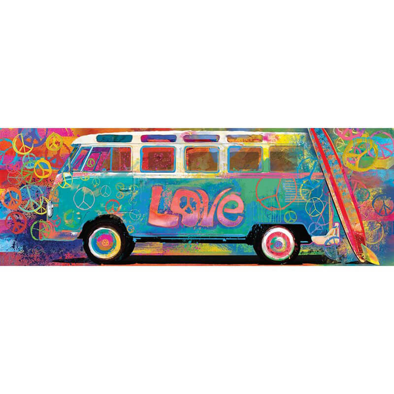 Samba Pa'ti - Love Splash by Parker Greenfield 1000pc Panoramic Puzzle