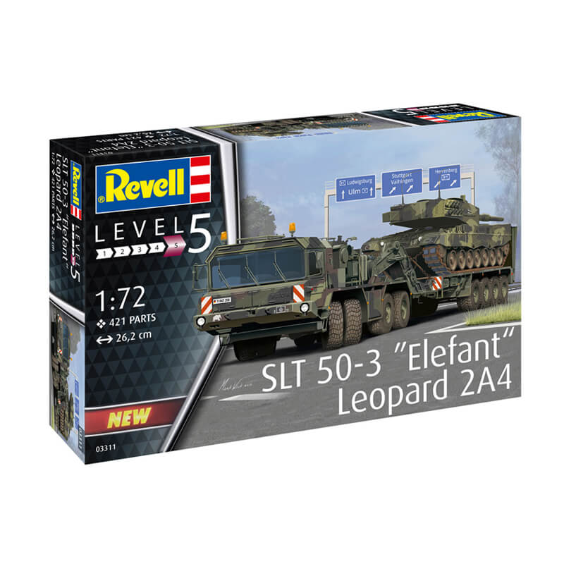 Revell 1/72 SLT 50-3 "Elefant" + Leopard 2A4 Kit