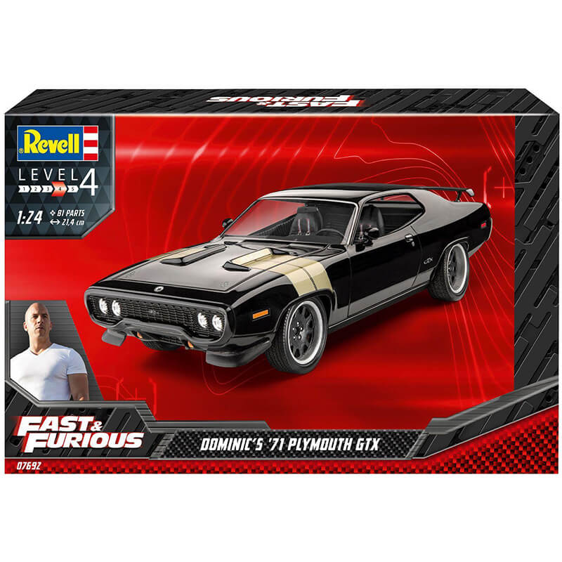 Revell 1/24 Fast & Furious Dominic's '71 Plymouth GTX Kit