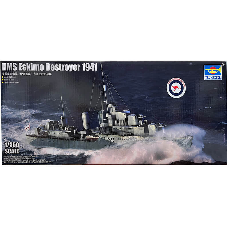 Trumpeter 1/350 HMS Eskimo Destroyer 1941 Kit