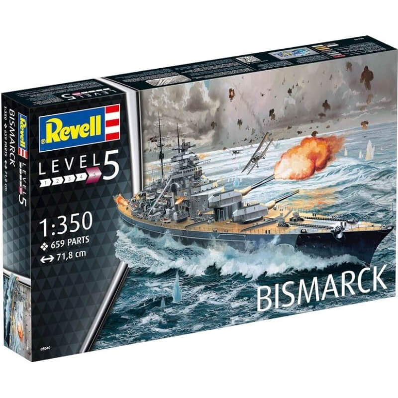 Revell 1/350 Battleship Bismarck Kit