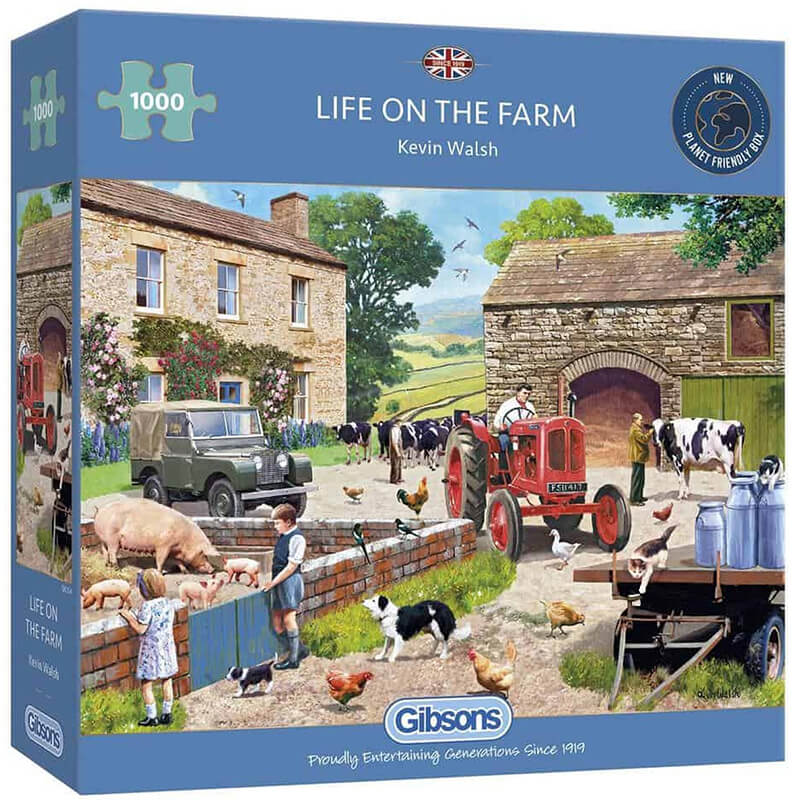 Life On The Farm By Kevin Walsh 1000pc Puzzle