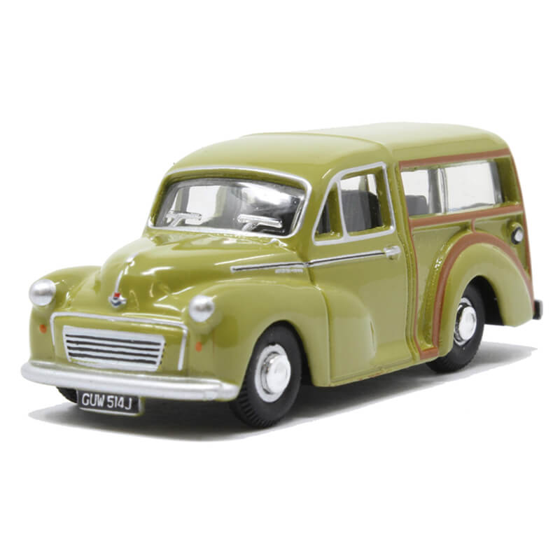 Oxford 1/76 Morris Minor Traveller Limeflower