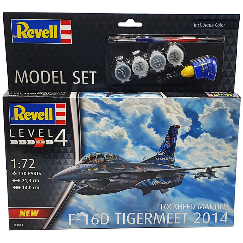 Revell 1/72 Lockheed Martin F-16D Tigermeet 2014 Model Set Kit