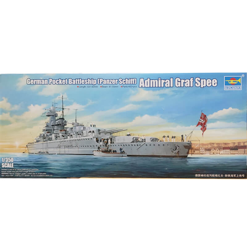 Trumpeter 1/350 German Pocket Battleship (Panzer Schiff) Admiral Graf Spee Kit