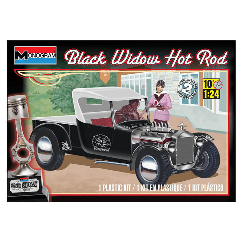 Monogram 1/24 Black Widow Hot Rod Kit
