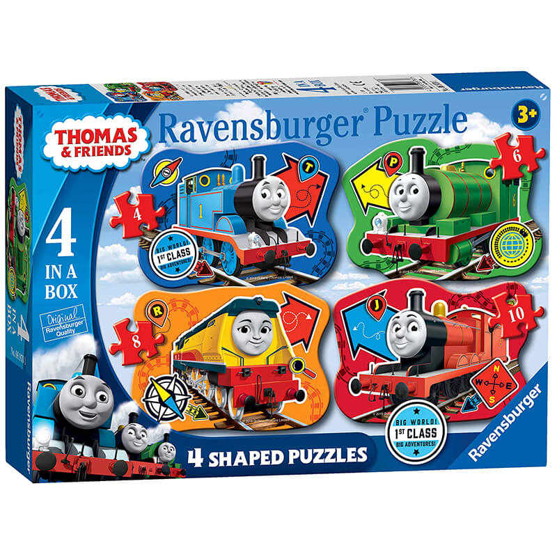 Thomas & Friends 1st Class Adcentures 4/6/8/10pc 4 In A Box Puzzles