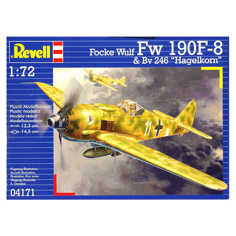 Revell 1/72 Focke Wulf Fw 190F-8 & Bv 246 "Hagelkorn" Kit