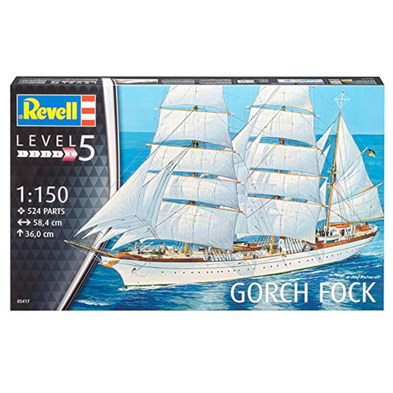 Revell 1/150 Gorch Fock Kit