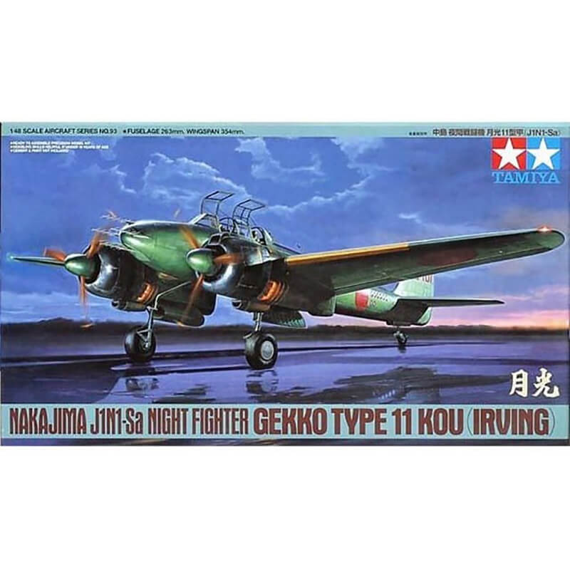 Tamiya 1/48 Nakajima J1N1-Sa Night Fighter Gekko Type 11 Kou (Irving) Kit