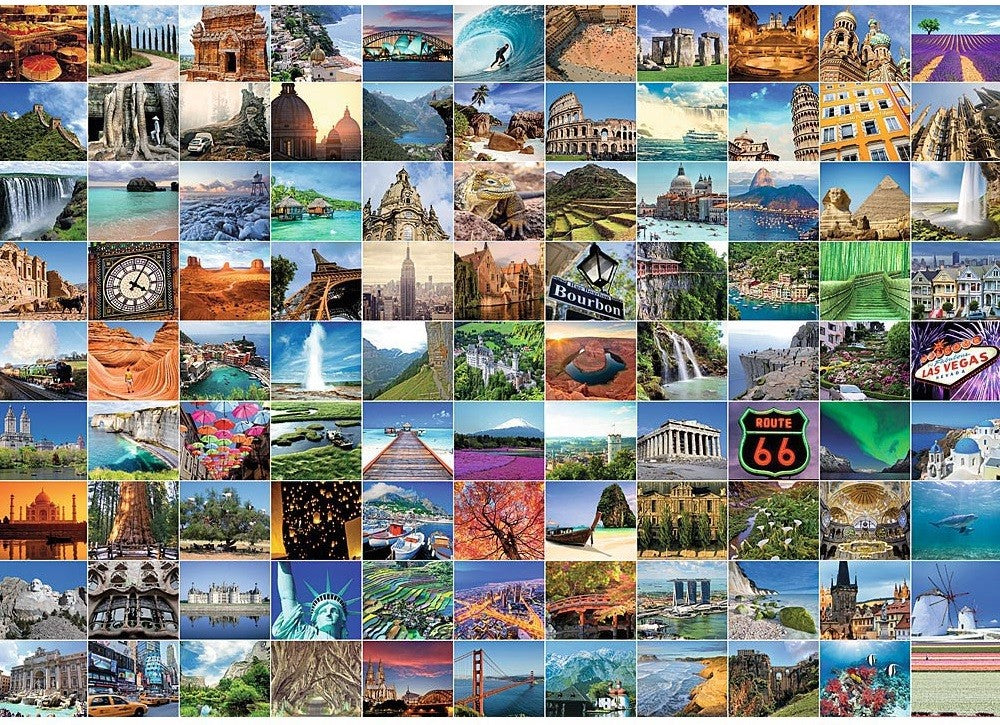 99 Beautiful Places on Earth 1000pc Puzzle