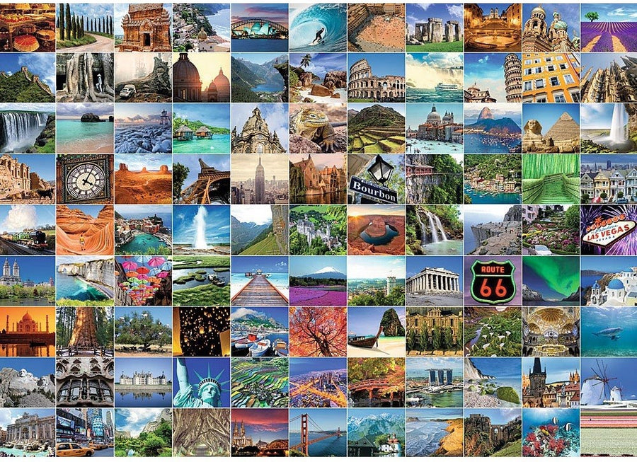 99 Beautiful Places on Earth 1000pc Puzzle