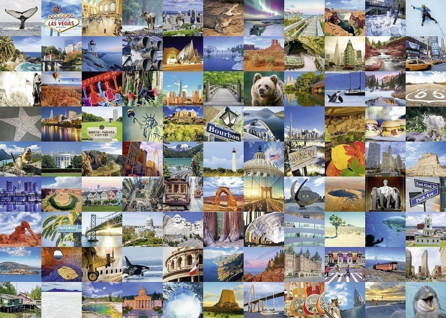 99 Beautiful Places USA/Canada 1000pc Puzzle