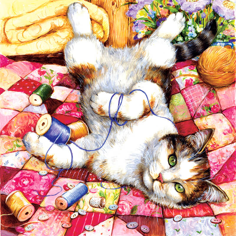 Upside Down by Debbie Cook 500pc Puzzle
