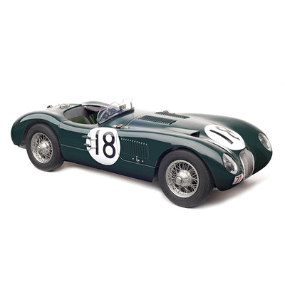 CMC 1/18 Jaguar C-Type Winner 24h France 1953, Tony Rolt / Duncan Hamilton #18