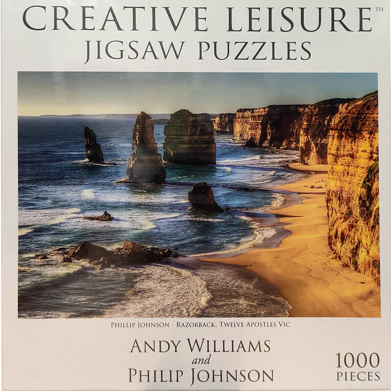 Razorback, Twelve Apostles VIC by Andy Williams and Philip Johnson 1000pc Puzzle
