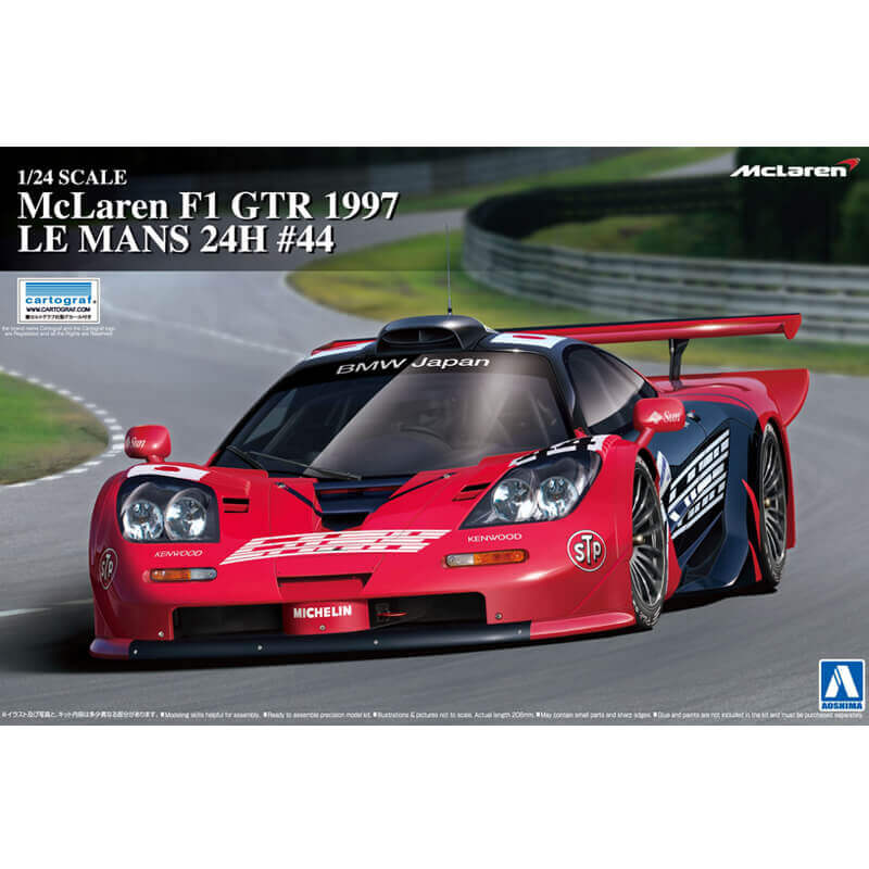 Aoshima 1/24 McLaren F1 GTR 1997 Le Mans 24H #44 Kit