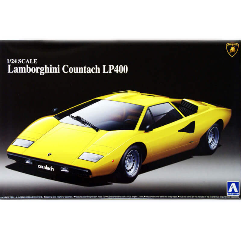 Aoshima 1/24 Lamborghini Countach LP400 Kit