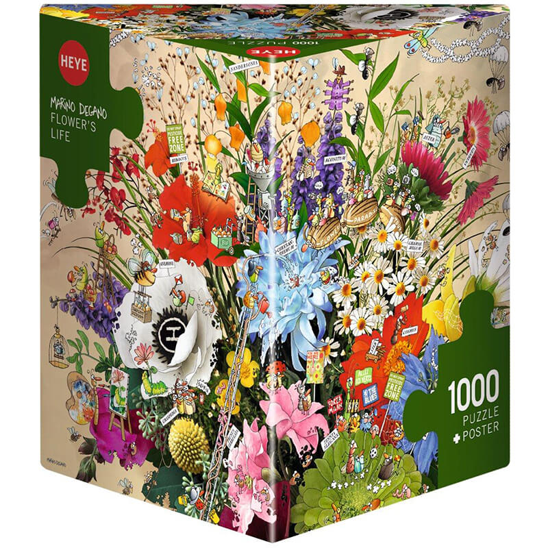 Flower's Life By Marino Degano 1000pc Puzzle