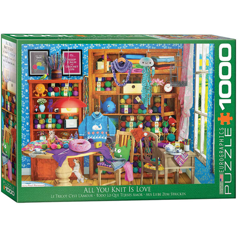 All You Knit Is Love by Paul Normand 1000pcs Puzzle