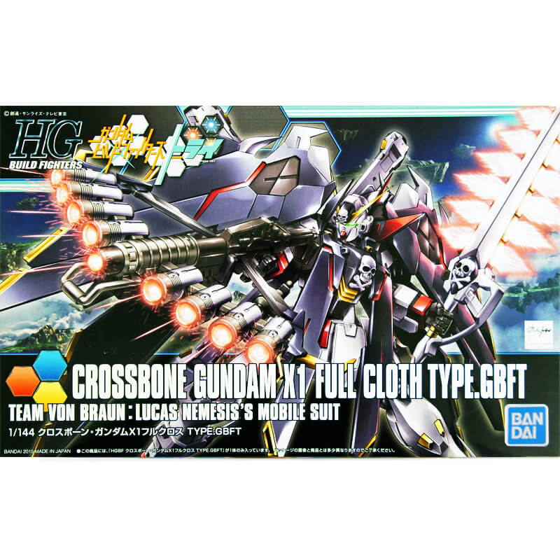 Bandai 1/144 HG 035 Crossbone Gundam X1 Full Cloth Type.GBFT Kit