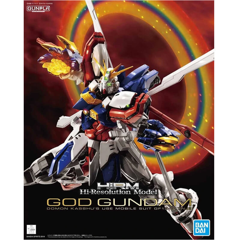 Bandai 1/100 Hi-Resolution Model GF13-017NJII God Gundam Kit