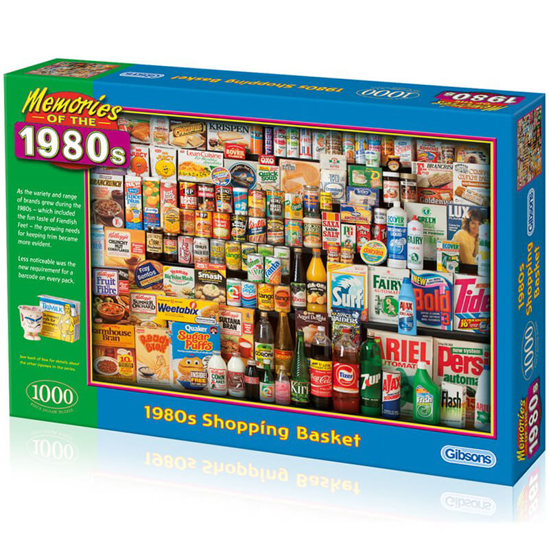 1980s Shopping Basket 1000pcs Puzzle