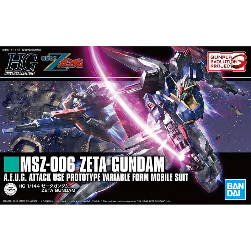Bandai 1/144 HG MSZ-006 Zeta Gundam Kit