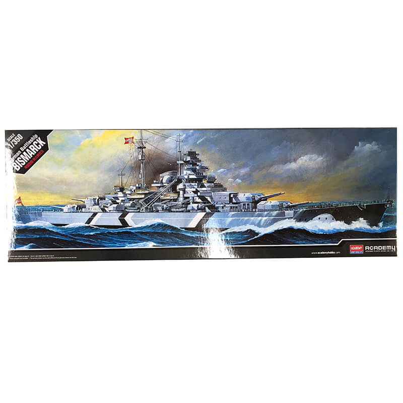 Academy 1/350 German Battleship Bismarck Kit ACA-14109
