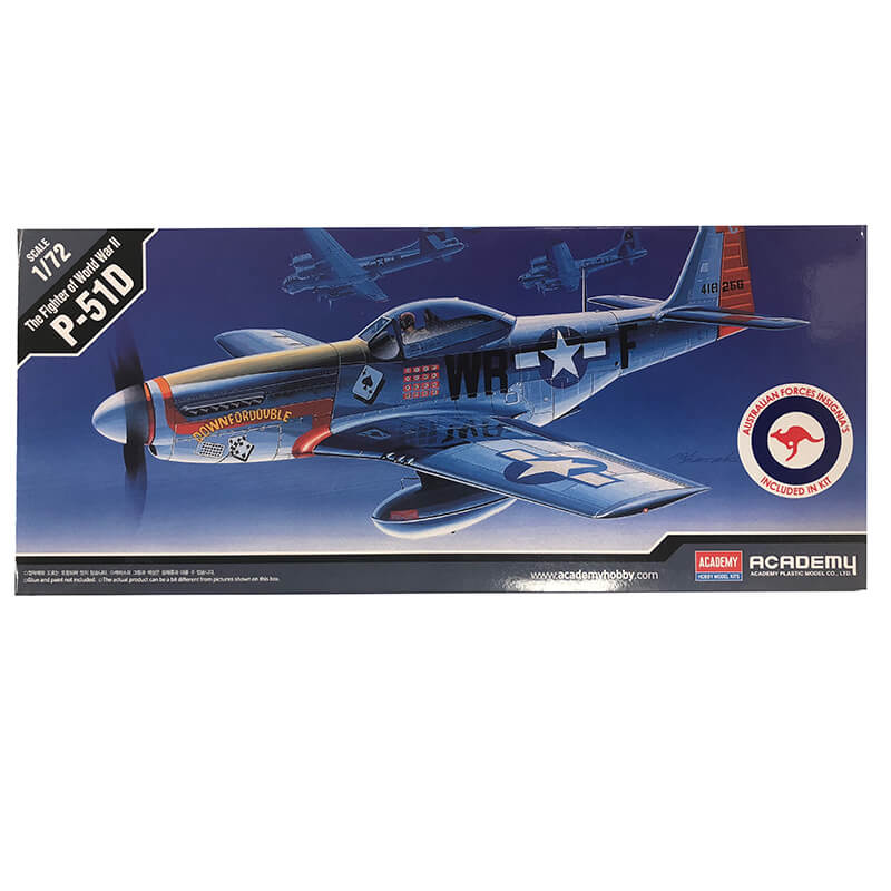 Academy 1/72 P-51D "The Fighter of World War II" w/Australian Forces Insignia Kit