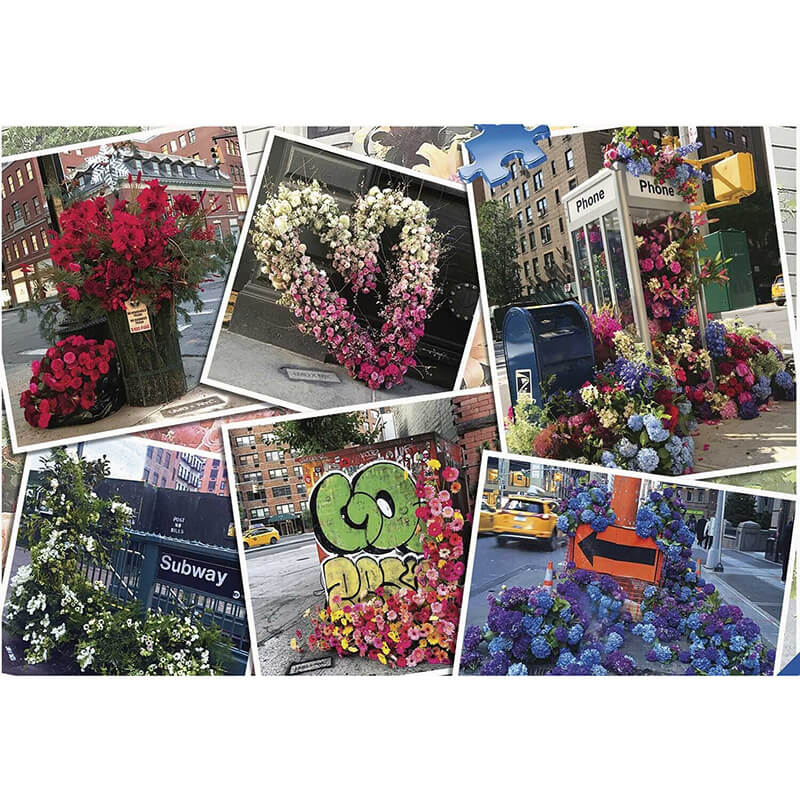 NYC Flower Flash 1000pcs Puzzle