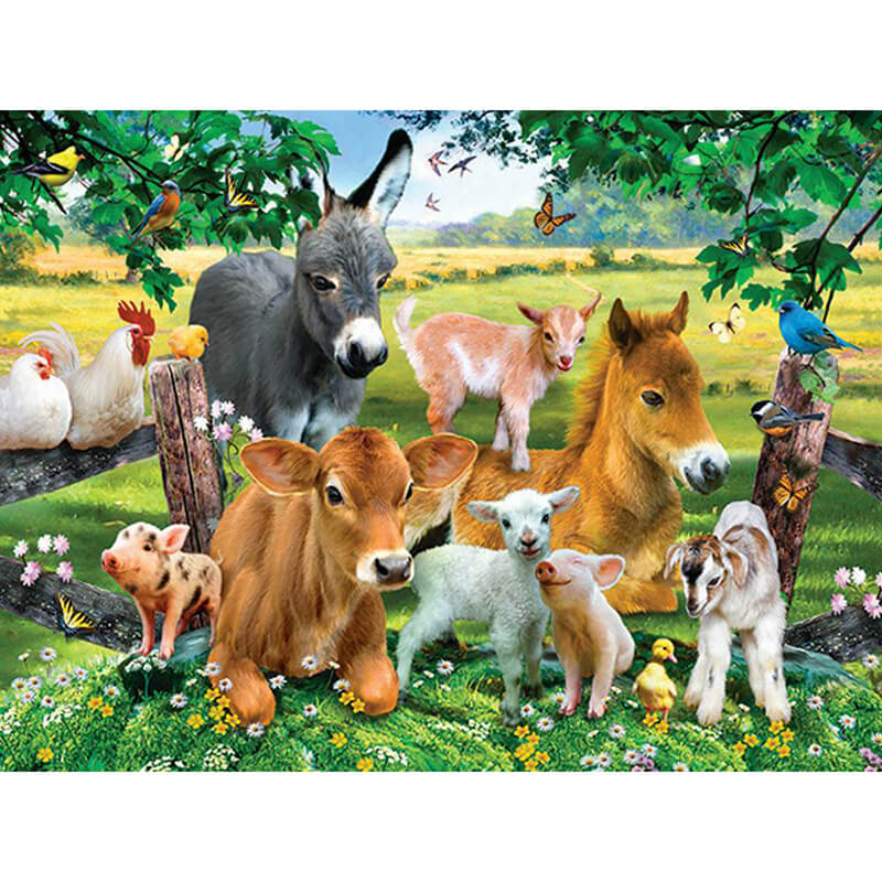 On The Farmland By Howard Robinson 300pc Puzzle