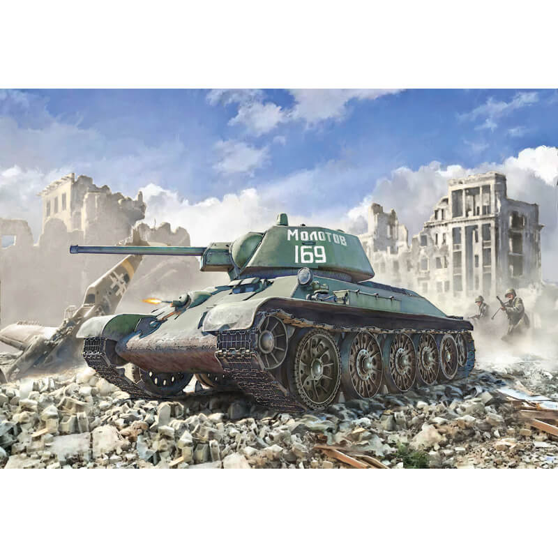 Italeri 1/35 T-34/76 Model 1943 Early Version Premium Edition Kit